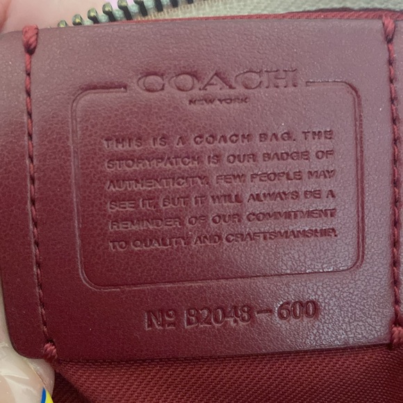 Coach Leather Bag with floral print - Picture 12 of 12